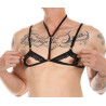 NoGenderWear Mini Soutien-gorge Watch Tetons Noir